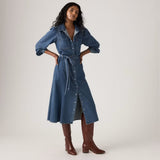 Journey LS Maxi Dress - Celestial Blue Indigo