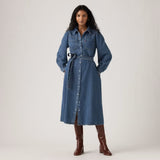 Journey LS Maxi Dress - Celestial Blue Indigo
