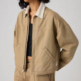 Loose Workwear Jacket - Canvas Kelp Tan