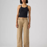Workwear Loose Straight Pants - Canvas Kelp Tan