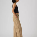 Workwear Loose Straight Pants - Canvas Kelp Tan