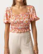 Top Rosa Floral - Pink - XS