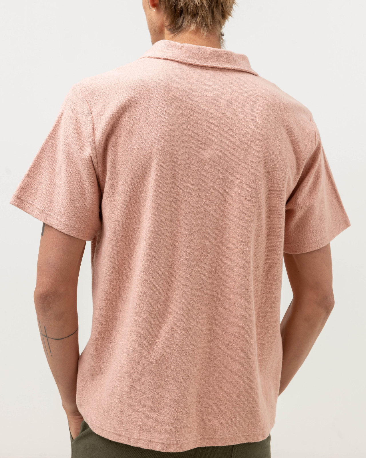 Vintage Terry Polo - Guava - L