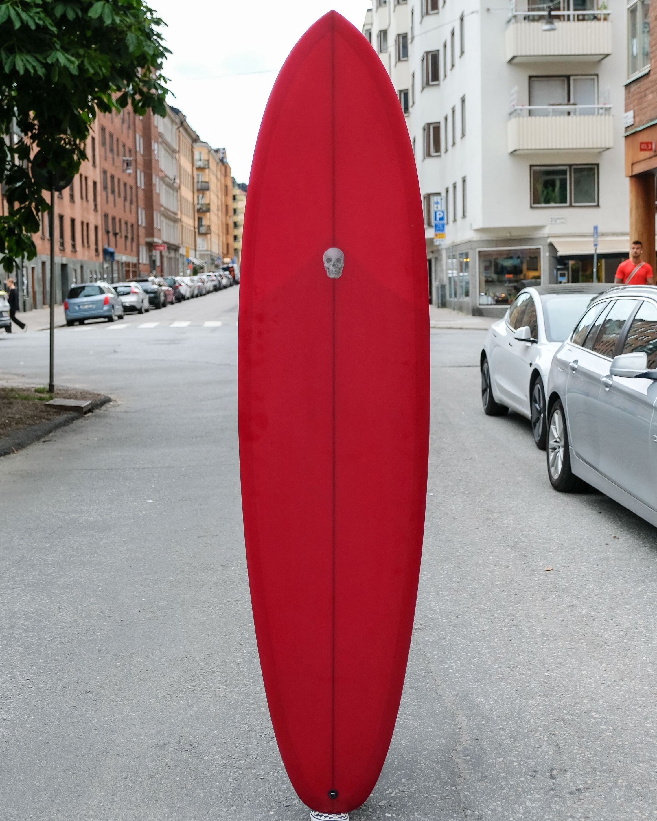Surfbräda Twin Tracker 7´4 - Wine Red