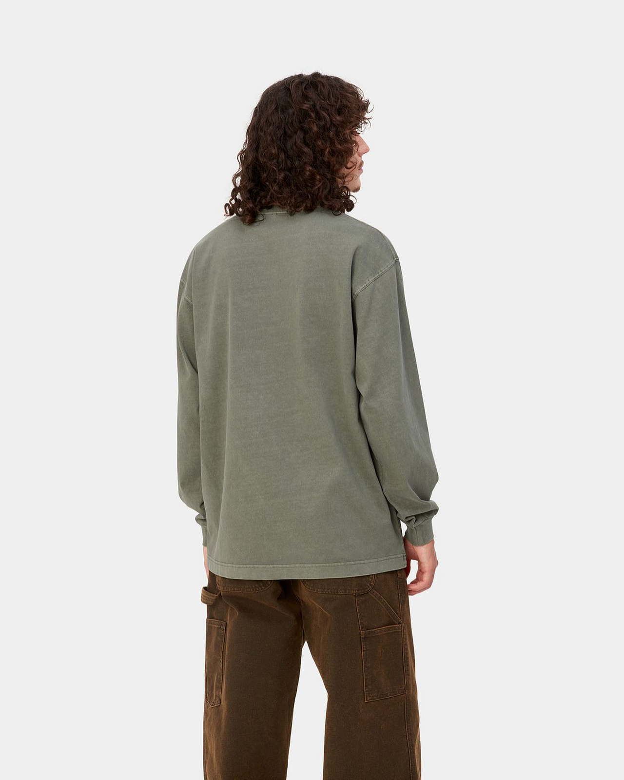 Långärmad T-shirt Vista - Smoke Green - M