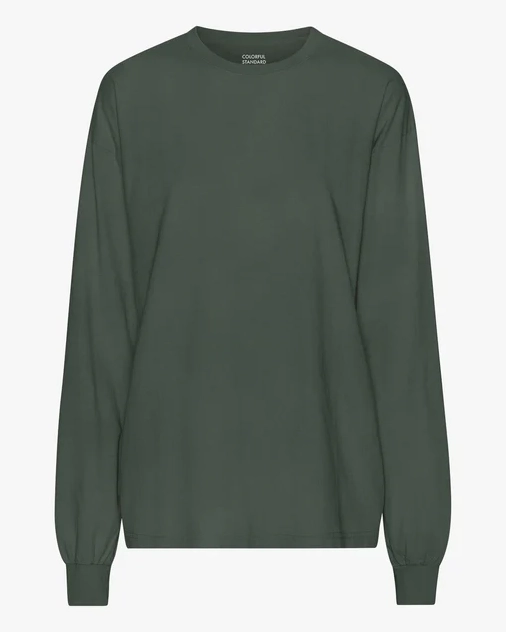 Långärmad T-Shirt Oversized - Midnight Forest - XL