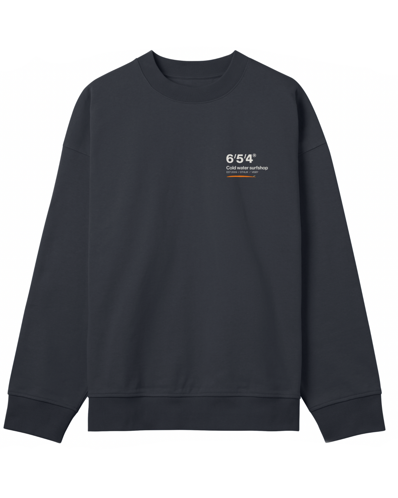 M´s Boxy Surfshop Sweatshirt - Black Washed - M