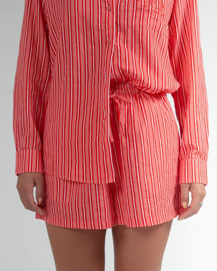 Shorts Biarritz Stripe- Red