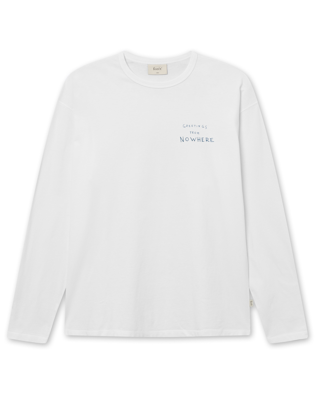 Långärmad t-shirt Paddle - White - L