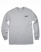 Skip Frye L/S Pocket T-Shirt - Grey - XL