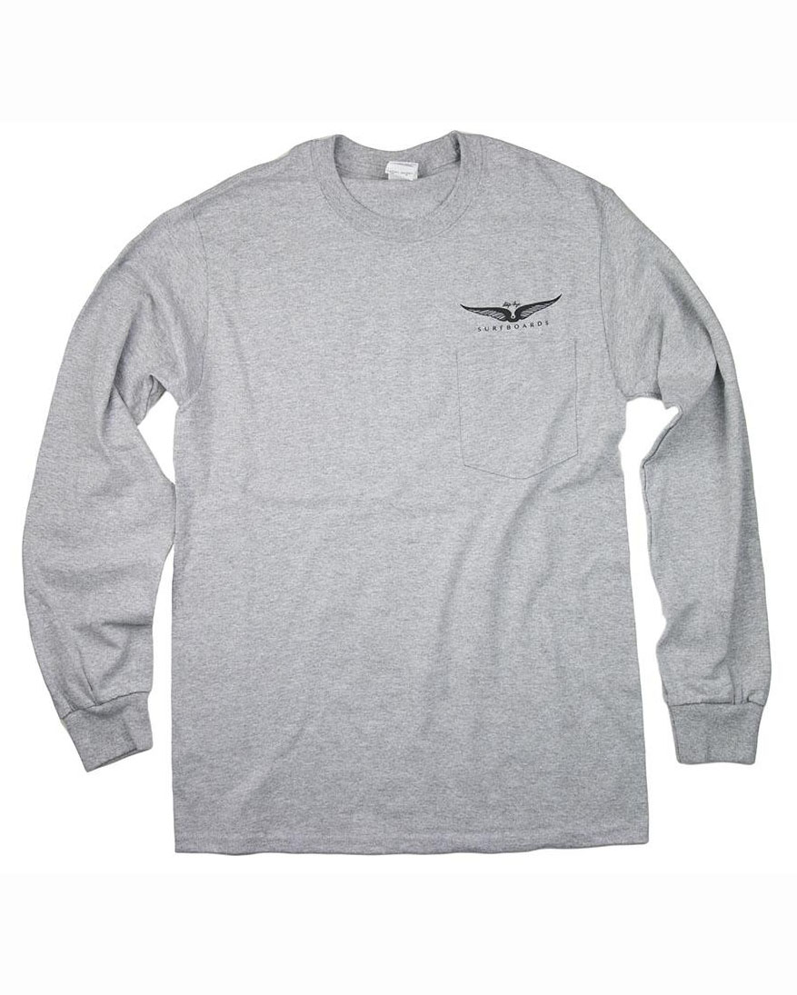 Skip Frye L/S Pocket T-Shirt - Grey