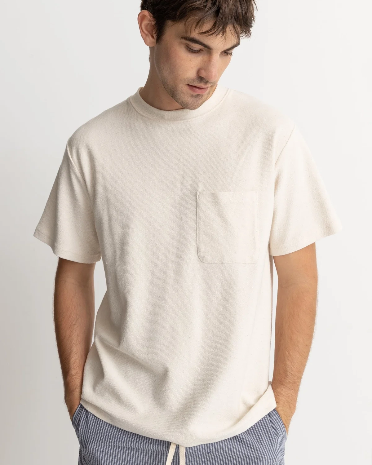 Vintage Terry T-Shirt - Natural - S