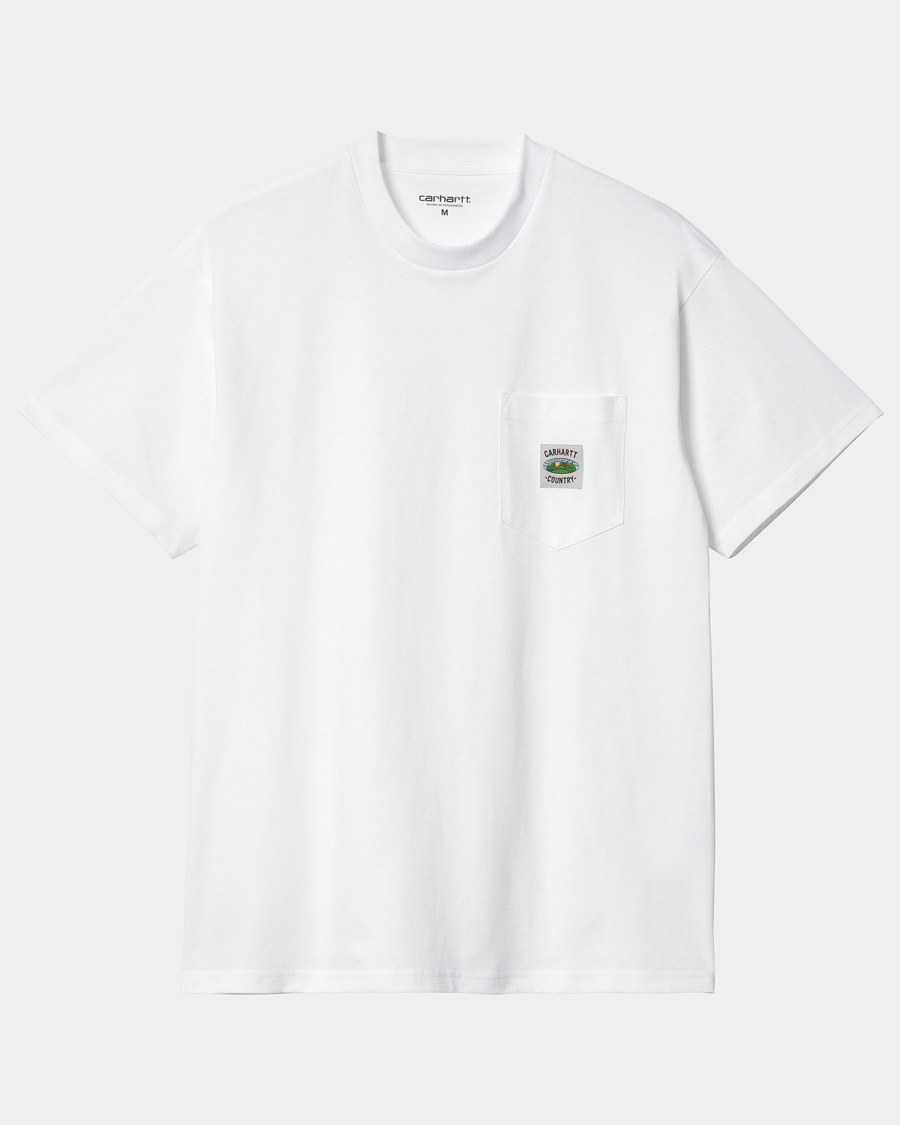 T-shirt Field Pocket - White - M