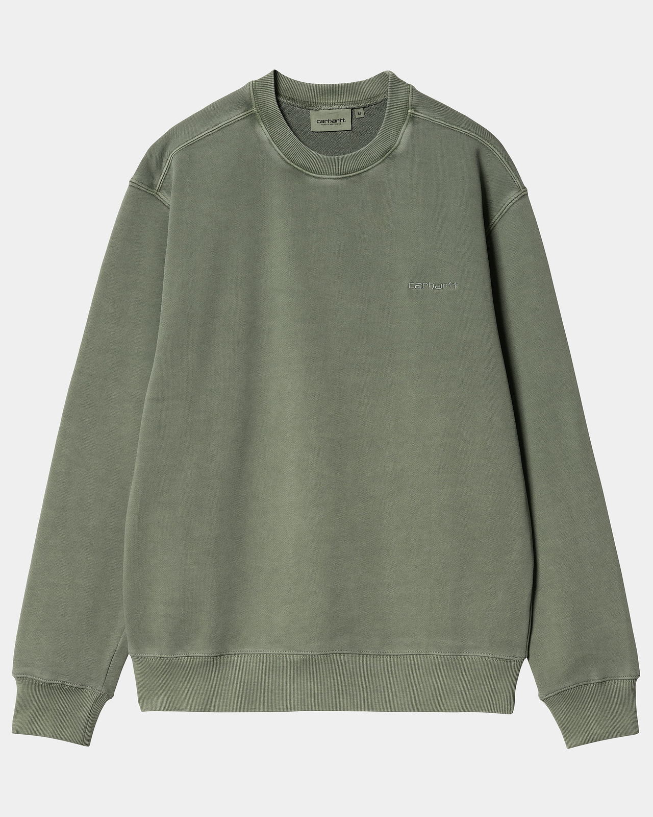 Tröja Duster Script Sweatshirt - Park Garment Dyed - M