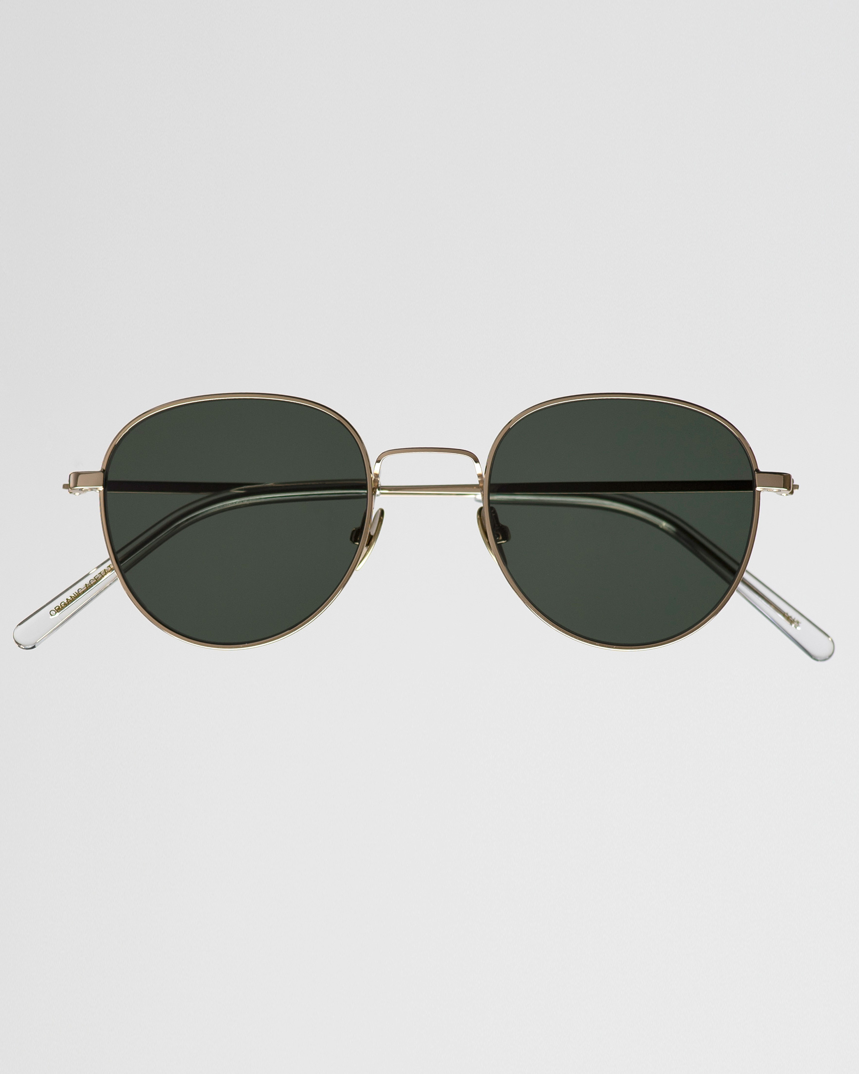 Rio Gold - Green Solid Lens