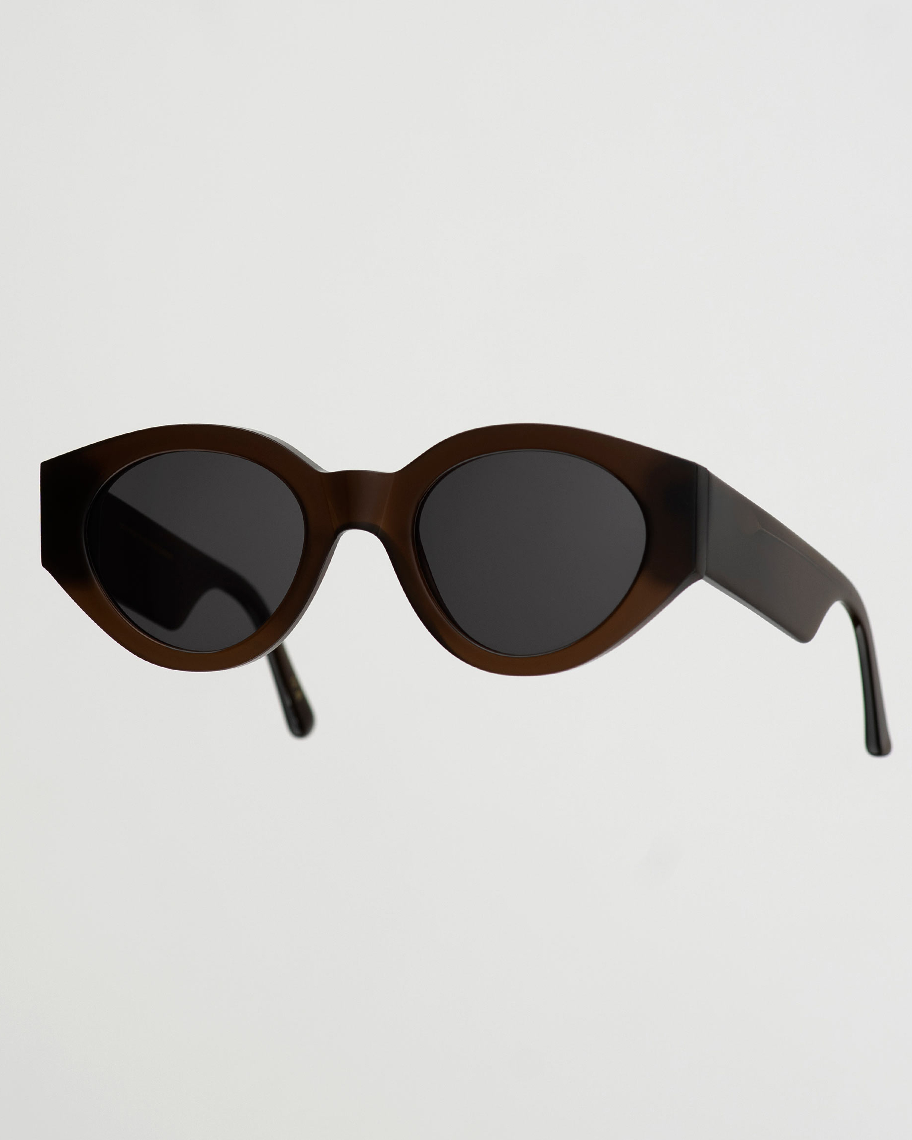 Polly Chocolate - Grey Solid Lens