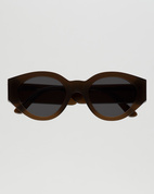 Polly Chocolate - Grey Solid Lens