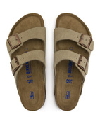 Sandal Arizona Smal Soft Footbed Suede Leather - Taupe - 40