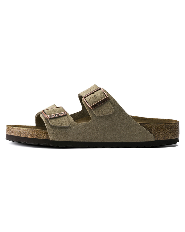 Sandal Arizona Normal Soft Footbed Suede Leather - Taupe - 44