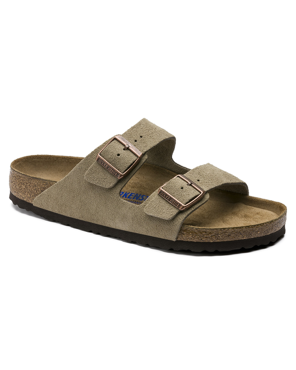 Sandal Arizona Normal Soft Footbed Suede Leather - Taupe - 45