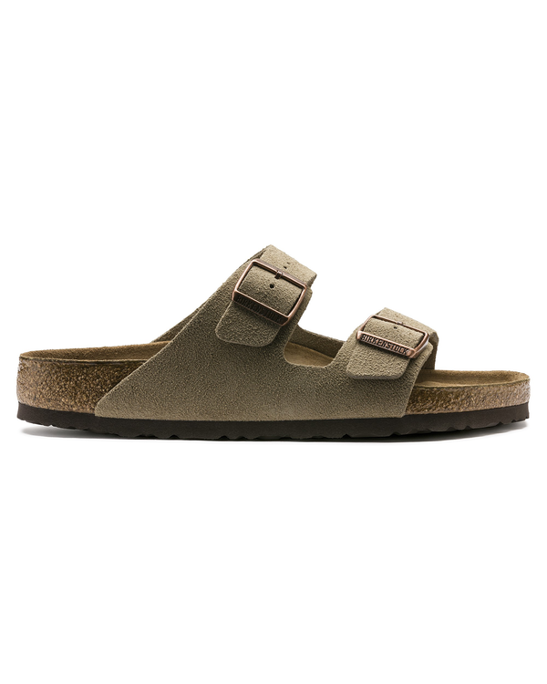 Sandal Arizona Normal Soft Footbed Suede Leather - Taupe - 40