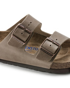 Sandal Arizona Regular Soft Footbed Oiled Leather - Tobacco Brown - 43