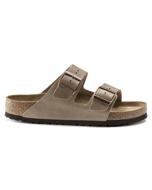 Sandal Arizona Narrow Soft Footbed Oiled Leather - Tobacco Brown - 38