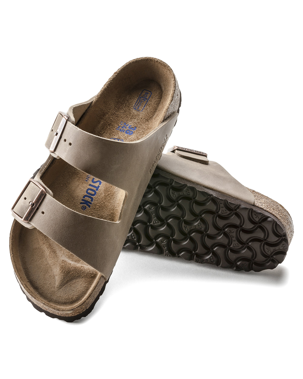 Sandal Arizona Regular Soft Footbed Oiled Leather - Tobacco Brown - 45