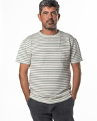 T-shirt Guerreiro Pocket - Green Bay Stripes - S