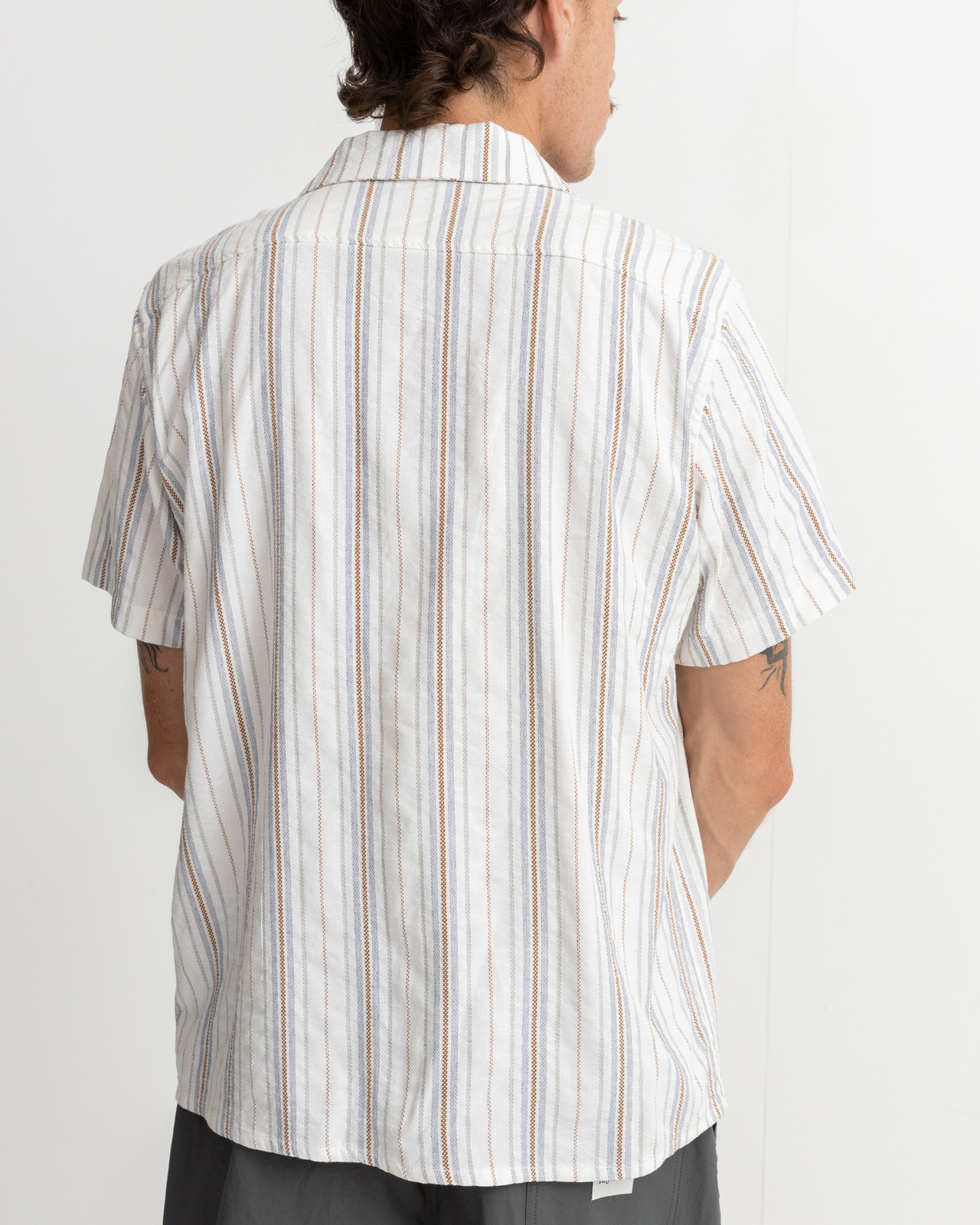Skjorta Vacation Stripe - Natural - L