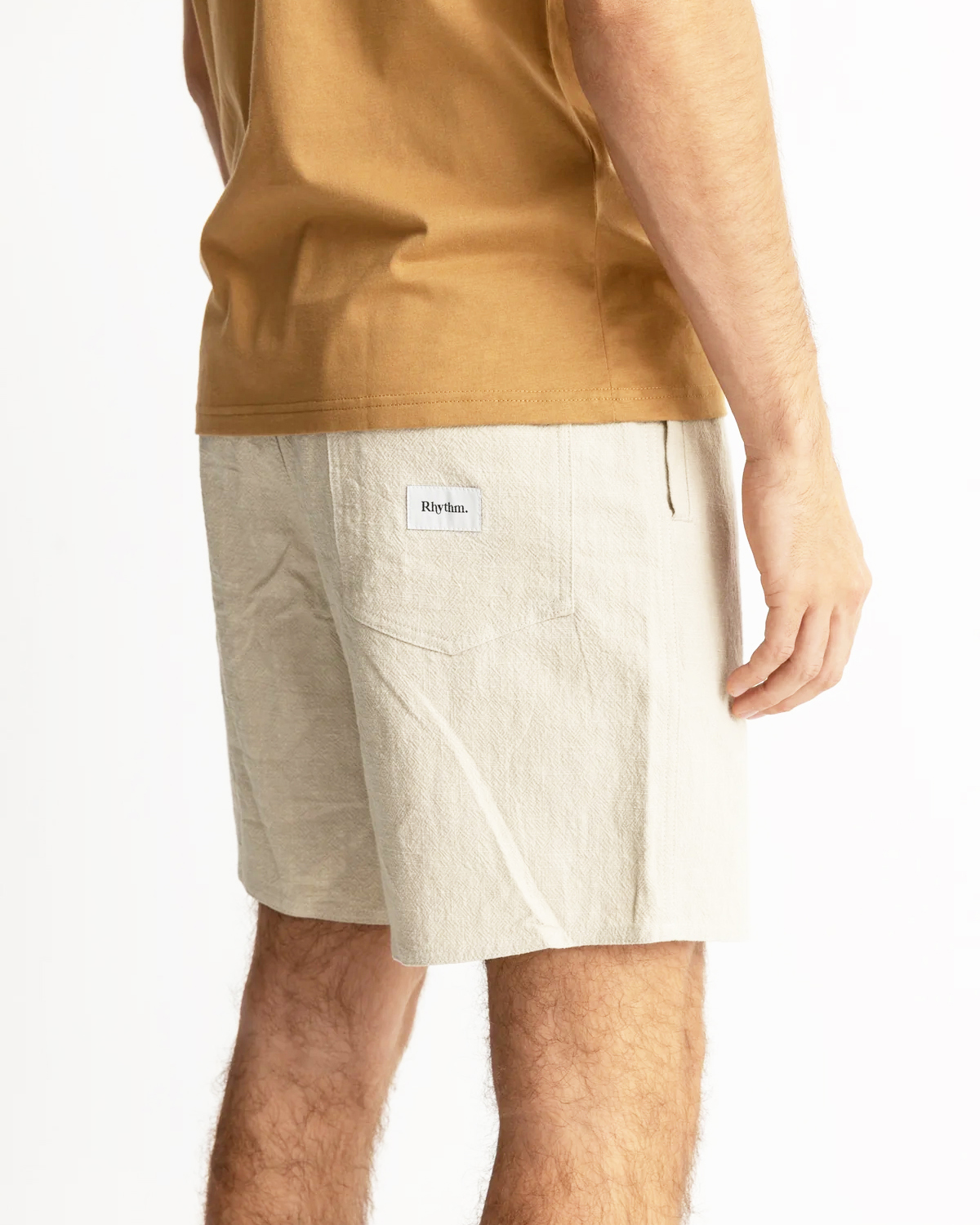 Shorts Textured Linen Jam - Sand - 32