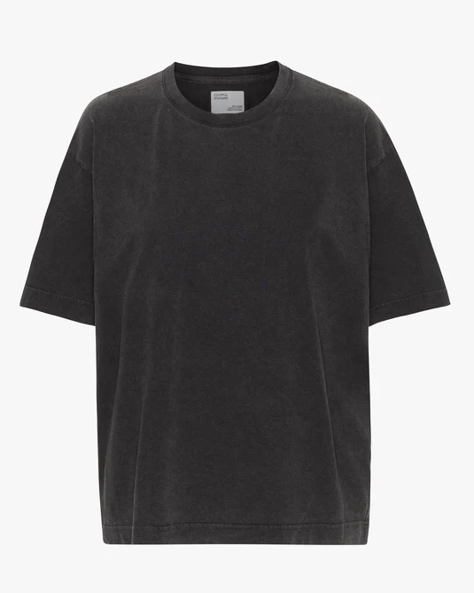 T-shirt Oversized Organic W´s - Faded Black