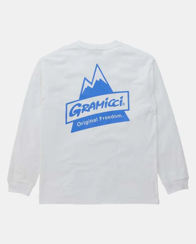 Långärmad T-shirt Peak - White - M