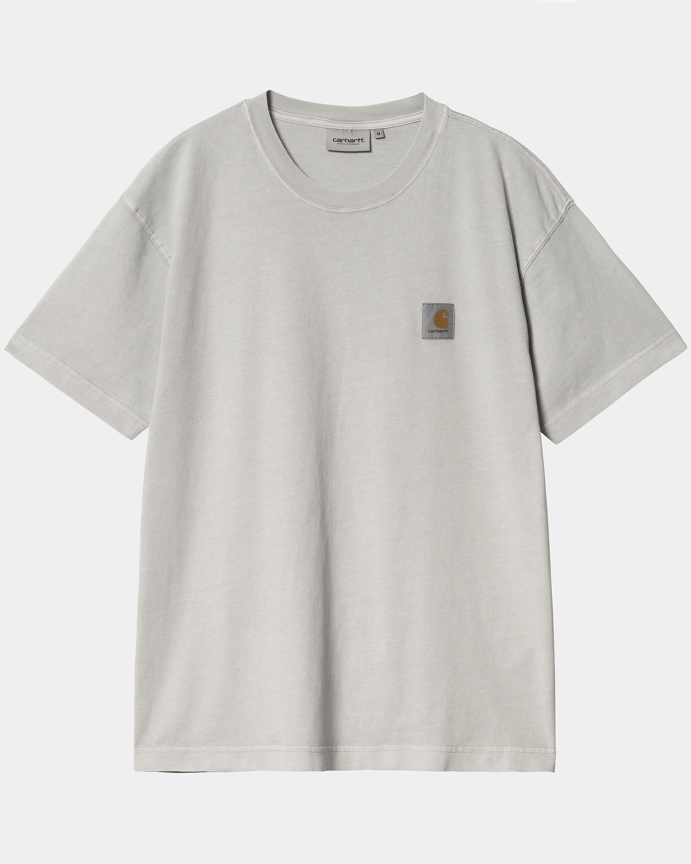 T-shirt Nelson - Sonic Silver Garment Dyed