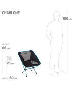Campingstol Chair One - Black/ O Blue