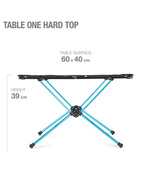 Campingbord - Table One Hard Top - Black/O Blue