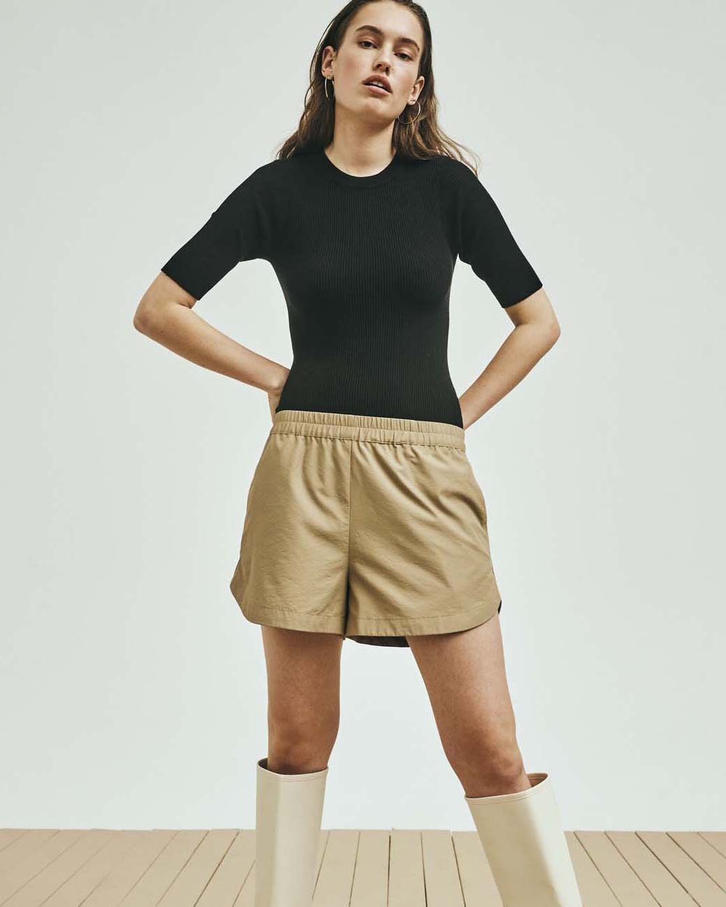 Coras shorts - Light brown - M