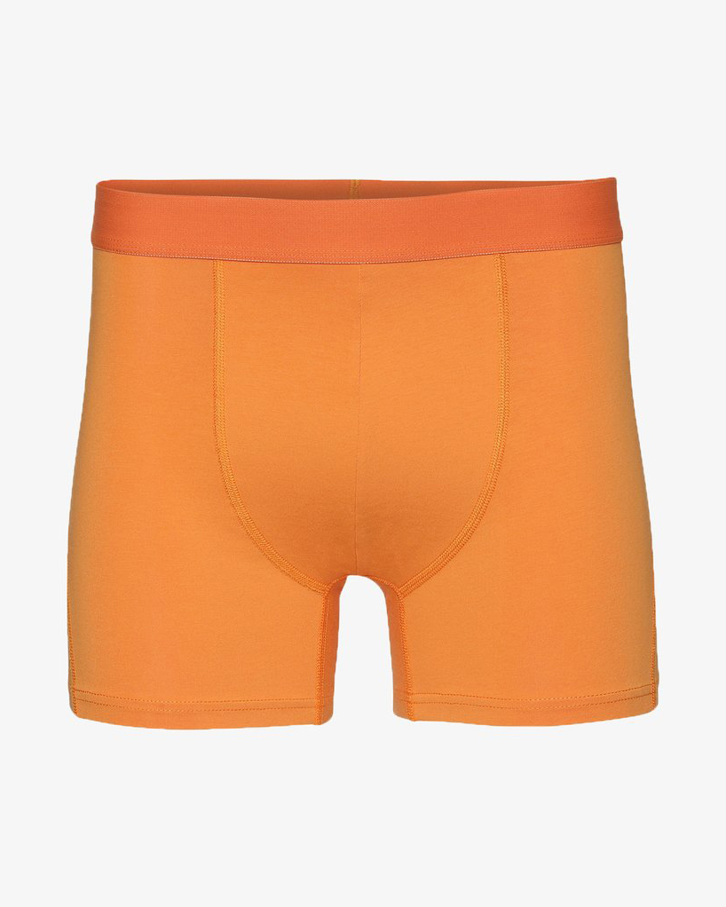 Classic Organic Boxer Briefs - Sunny Orange - S