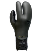 Våtdräktshanske 5mm Drylock 3-Finger Mitt Wetsuit Gloves - Black - S