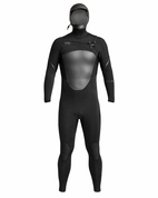 Våtdräkt 5/4 Axis X Hooded Wetsuit - Black - Medium