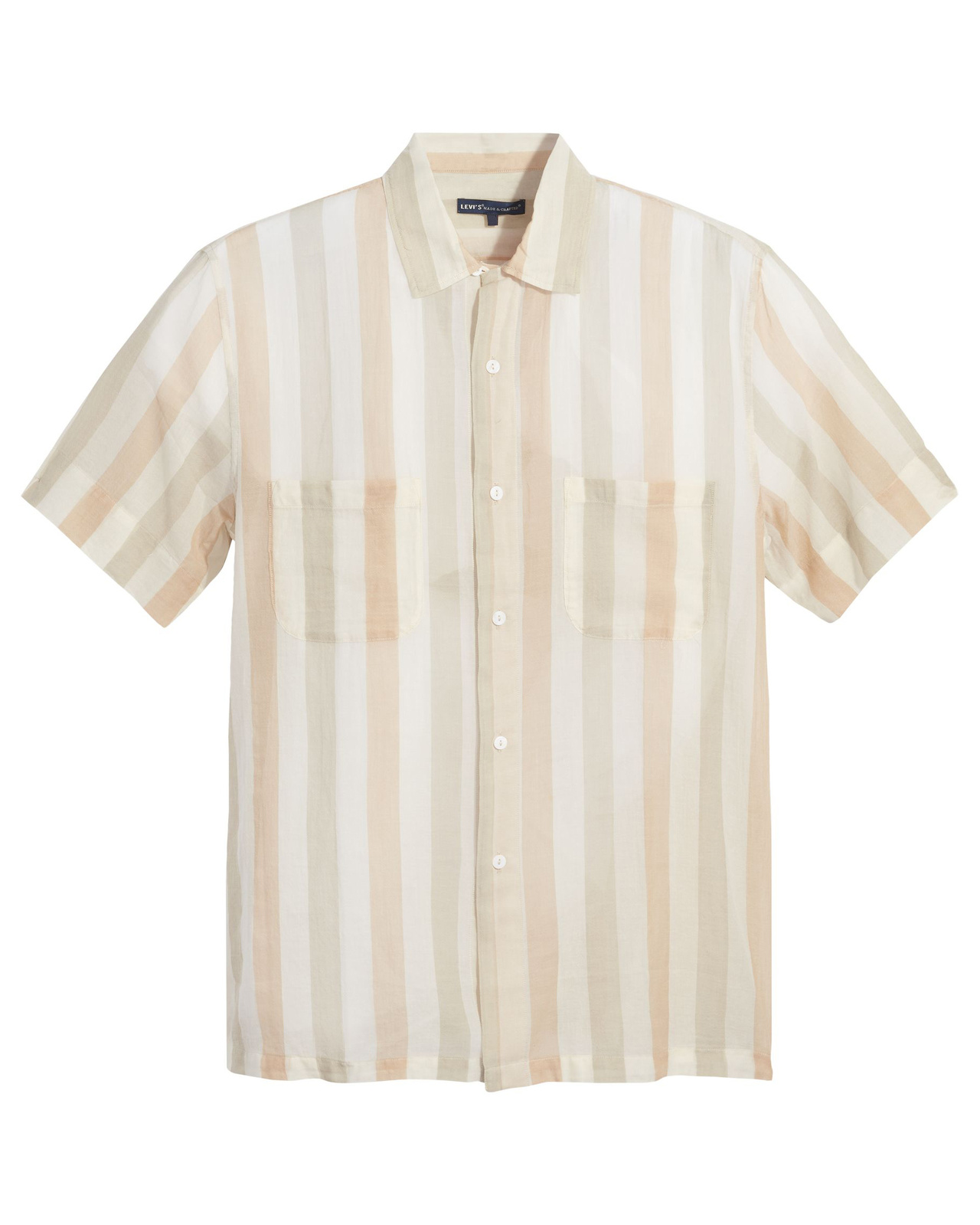 Skjorta Lmc Camp Shirt - Summer Cedar Stripe - S