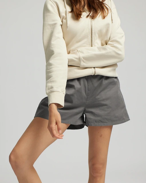 W´s Organic Twill Shorts - Ivory White - L