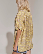 Skjorta Alyssa - Light Yellow Print - M