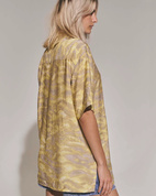 Skjorta Alyssa - Light Yellow Print - XS