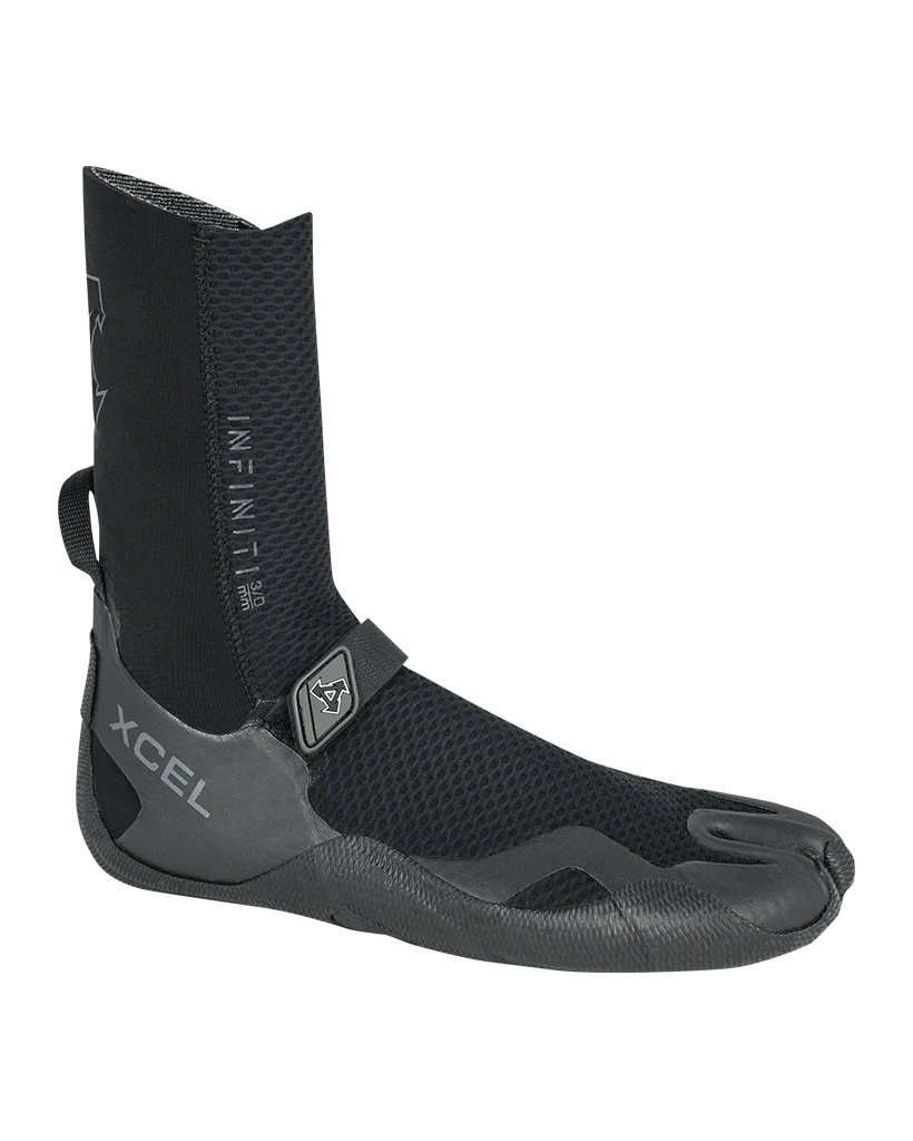 Våtdräktsko 3mm Infiniti Split Toe Wetsuit Boots - Black