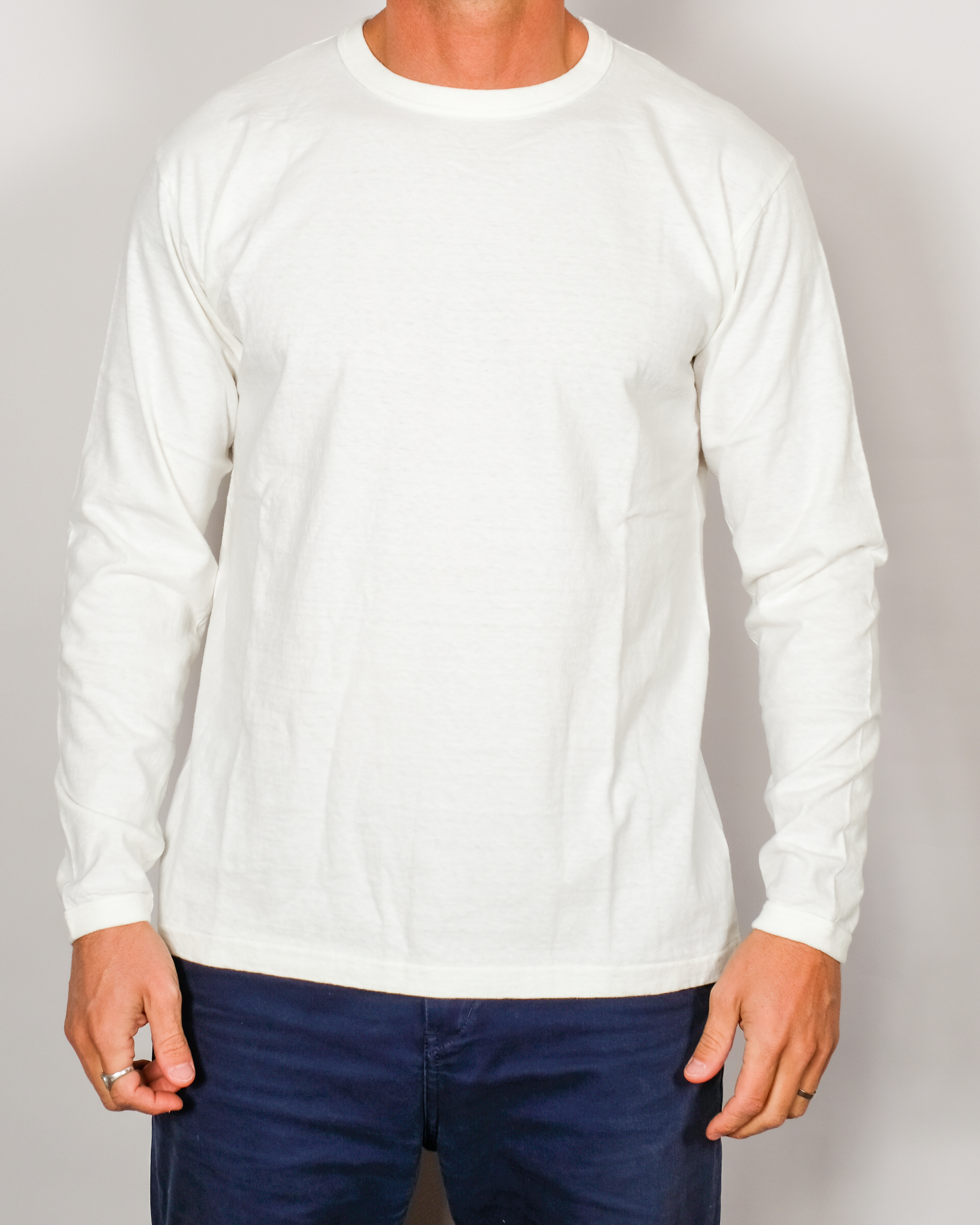 Långärmad T-Shirt Haleiwa - Off White