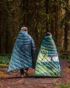 Campingfilt - Original Puffy - Cascade Fade / Green